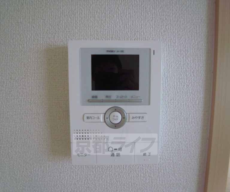 セキュリティ　訪問者の顔が確認できます