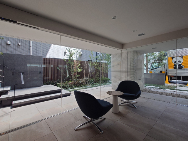 ロビー　きれいな共用部