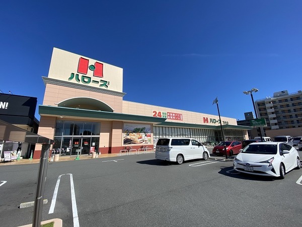スーパー　ハローズ万代店（スーパー）まで495m