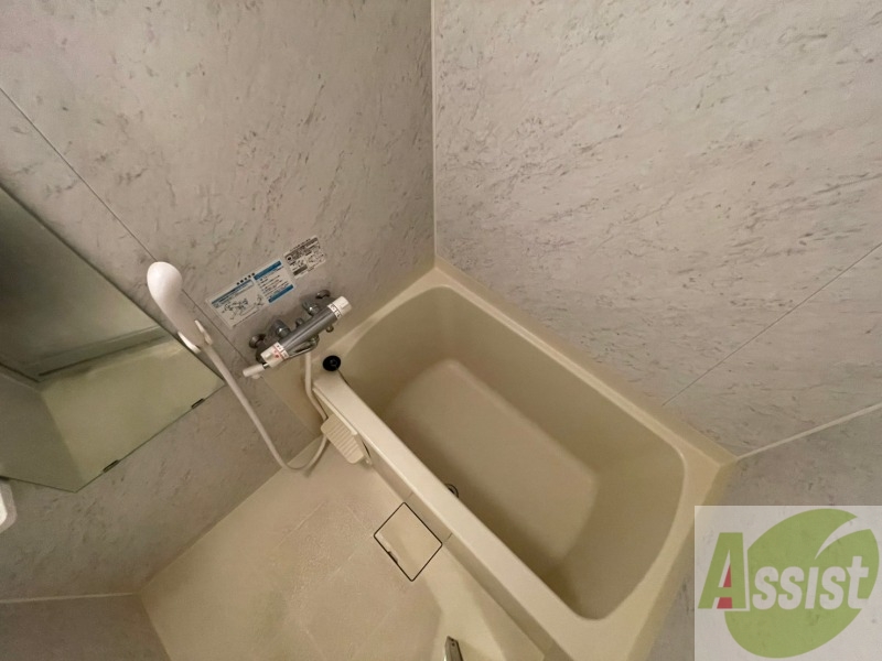 バス・シャワールーム　誰にでも使いやすい混合水栓です！便利ですね。