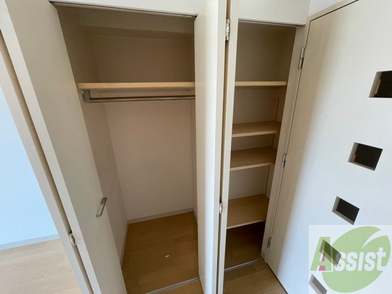 収納　収納を開けてみました！たくさん入りそうですね～