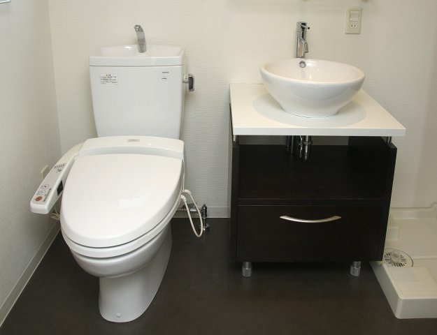 洗面設備　同タイプ上階の写真です