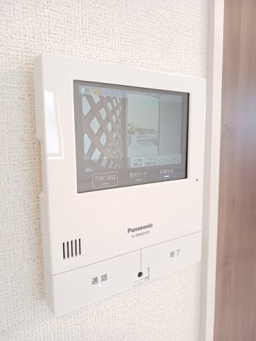 セキュリティ　モニター付きインターホンです