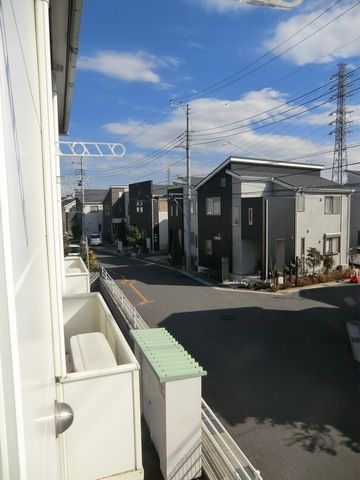 眺望　洗濯物干し