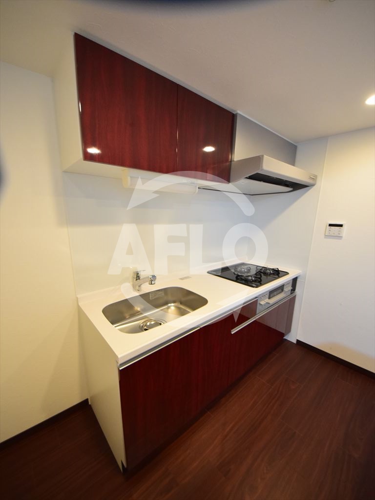 キッチン　グランカーサ難波元町　システムキッチン