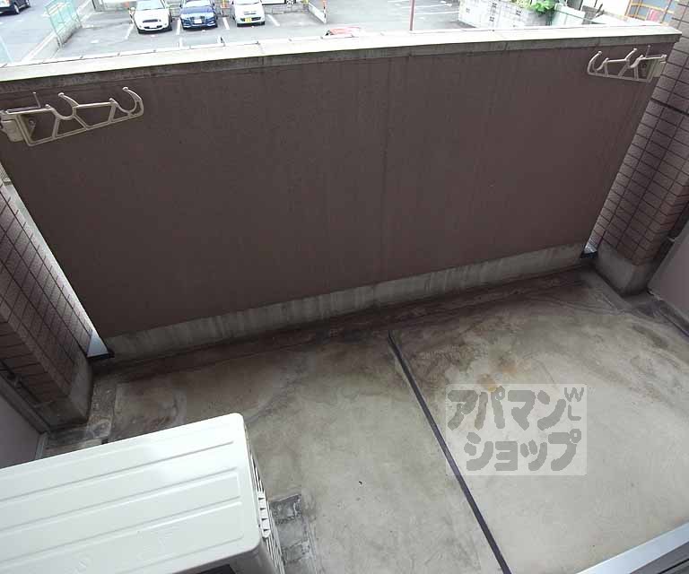 バルコニー　西向きのベランダです。