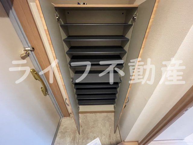 収納　十分な収納スペースがあります