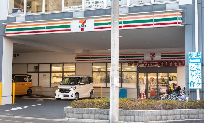 コンビニ　セブンイレブンすみだパークプレイス店（コンビニ）まで184m