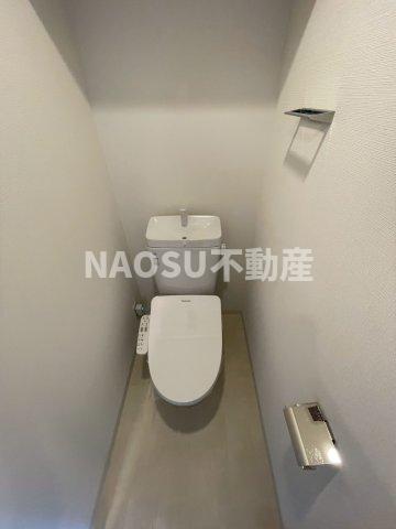 トイレ　ゆったりとした空間のトイレです