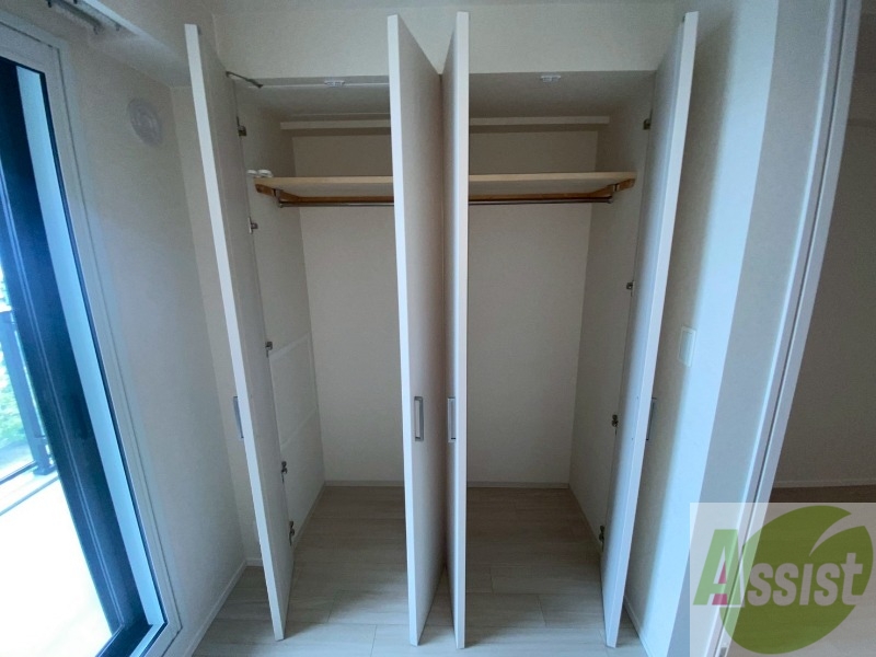 収納　収納もバッチリあるのでお部屋が片付きますよ！
