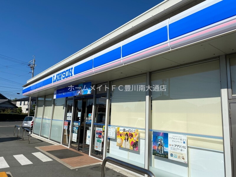 コンビニ　ローソン豊川伊奈町店（コンビニ）まで406m