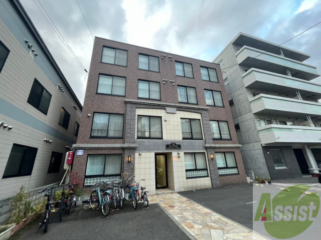建物外観　札幌市北区北二十二条西「グランメール・システム」