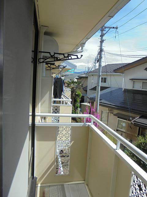 バルコニー　写真は別号室です。