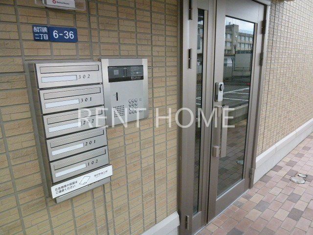セキュリティ　オートロックで安心です。