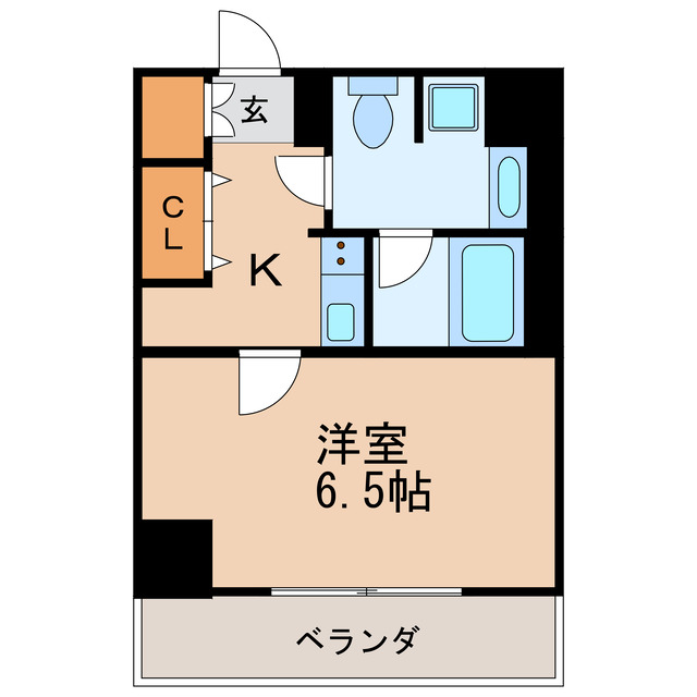レジディア高岳の間取り写真