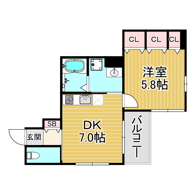 アベニールの間取り写真