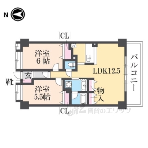 ひよどりの間取り写真