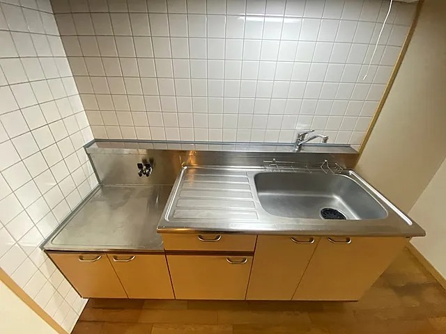 キッチン　こちらにコンロ設置可能です