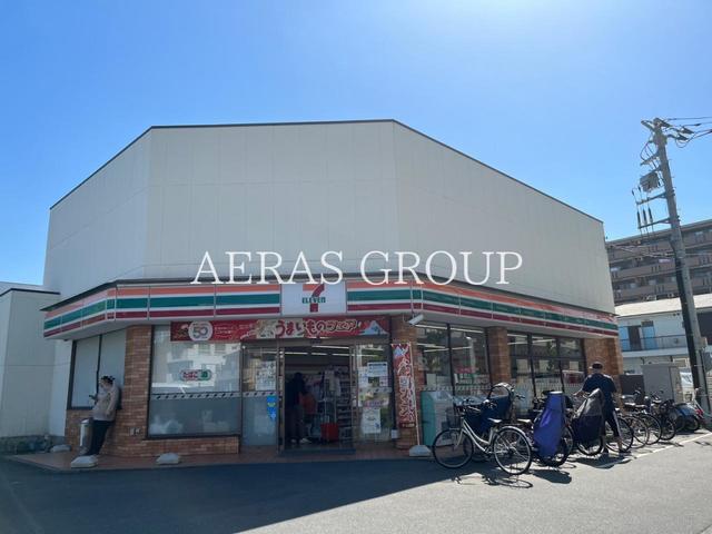 コンビニ　セブン-イレブン 足立東保木間店（コンビニ）まで448m