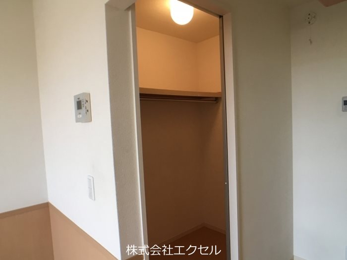 収納　ウォークインクローゼットです。