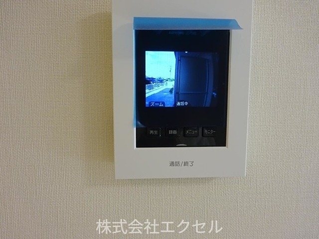 セキュリティ　モニター付きインターホンです。
