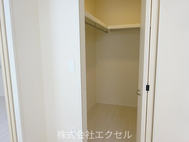 収納　ウォークインクローゼットです。