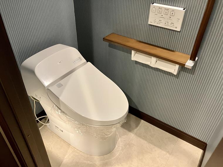 トイレ　ゆったりとした空間のトイレです