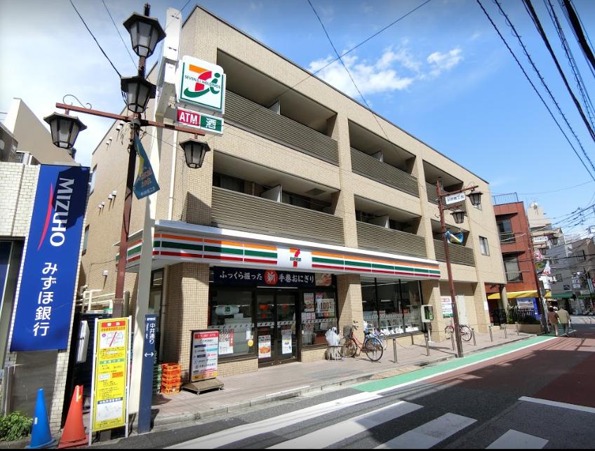 コンビニ　セブンイレブン 新宿中井駅前店（コンビニ）まで91m