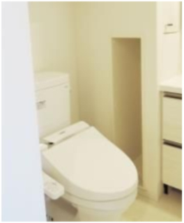 トイレ　トイレもきれいです