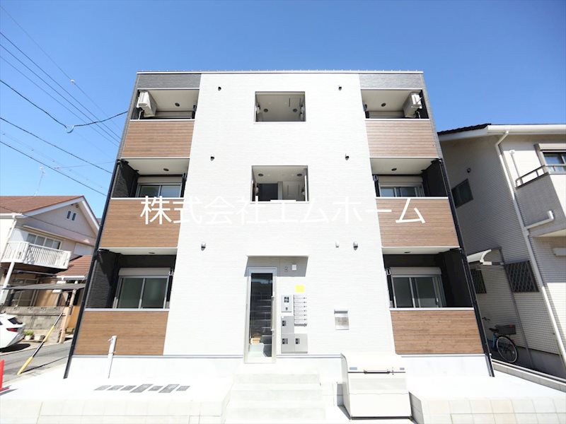 建物外観　外観　オートロック　宅配BOX　集合ポスト　1フロア2部屋