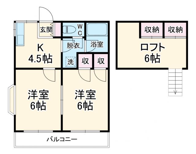 ロフティ薬園台1の間取り写真