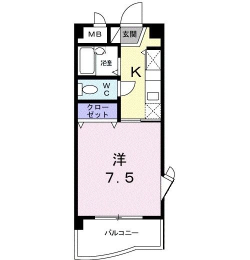 シャルマン外堀の間取り写真