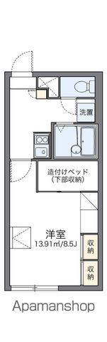 レオパレス新さっぽろIの間取り写真