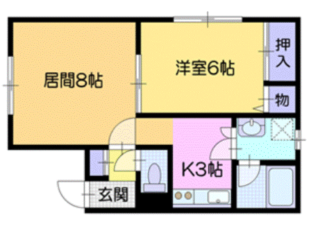 地下鉄東西線 ひばりが丘駅 徒歩11分 2階建 築25年の間取り写真