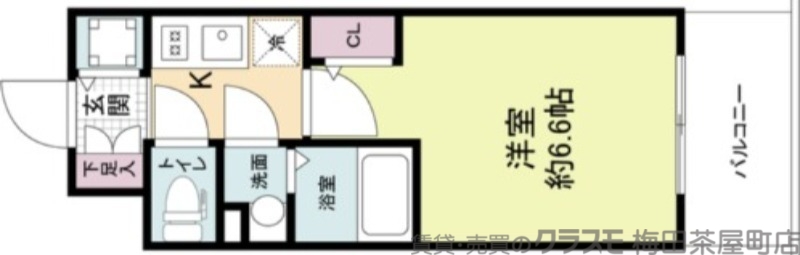 エスリードレジデンス大阪福島イーストの間取り写真