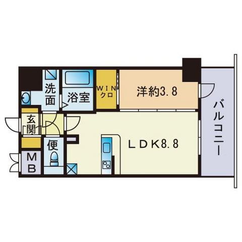 Trail大濠の間取り写真