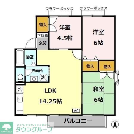 レストルペールの間取り写真