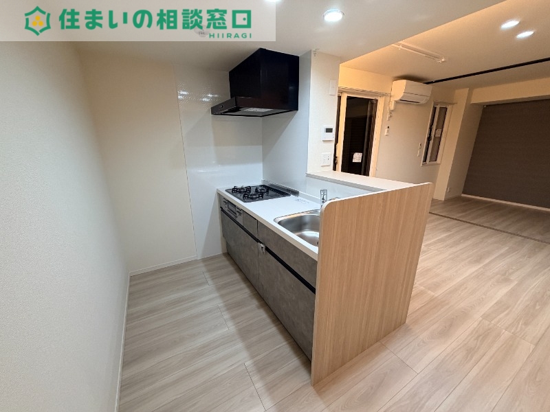愛知環状鉄道 六名駅 徒歩13分 3階建 新築のキッチン写真