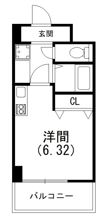 英和マンション龍禅寺の間取り写真