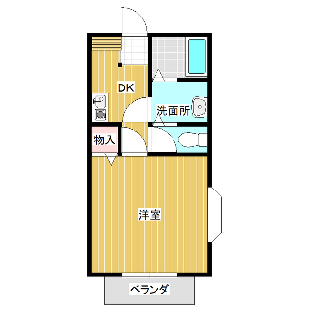 コーポIITSUKAの間取り写真