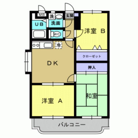 アプランドルIIの間取り写真
