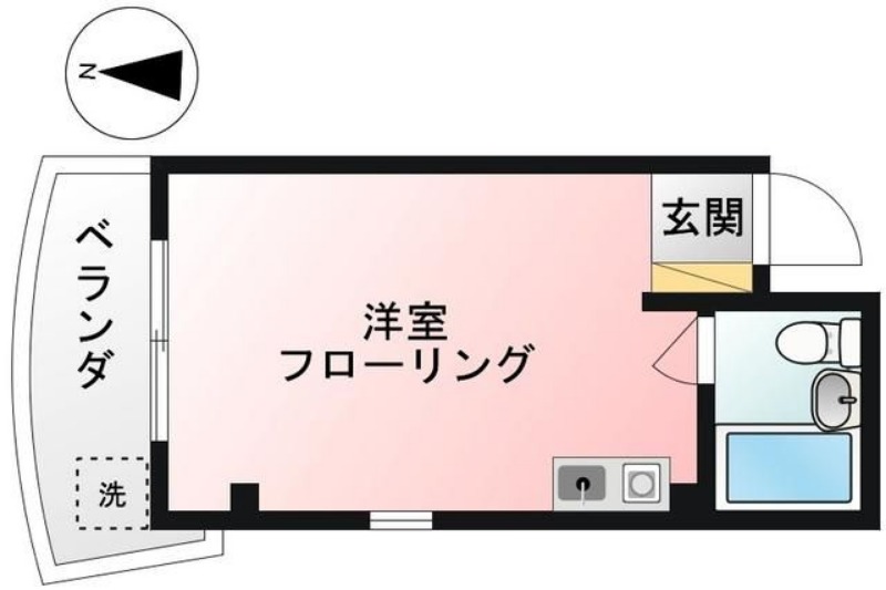 ＪＲ総武線 亀戸駅 徒歩4分 4階建 築35年の間取り写真