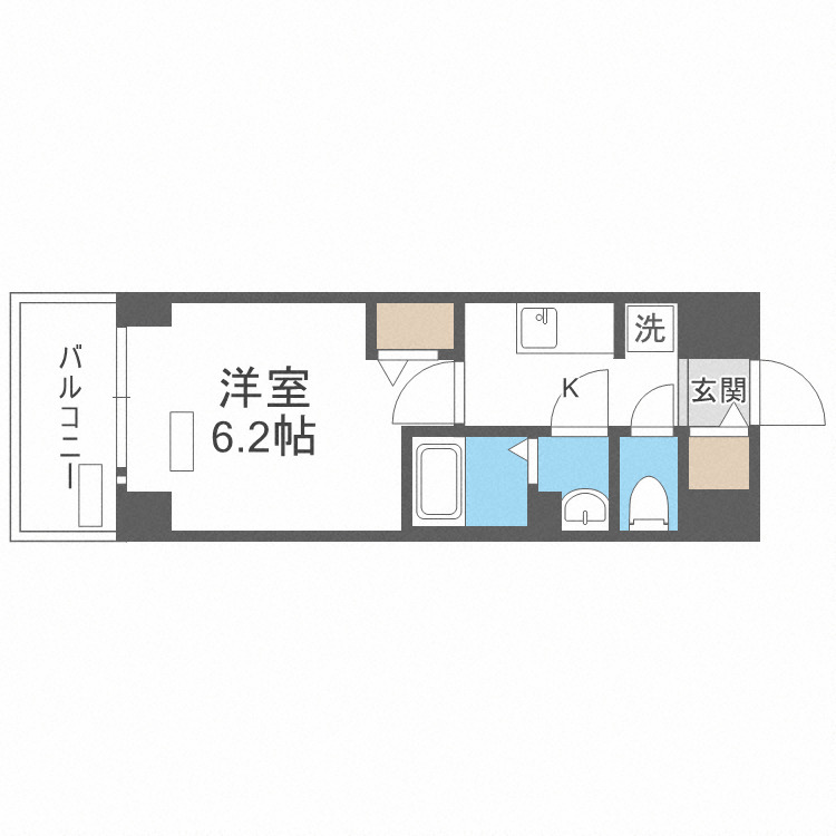 プレサンス堺筋本町ディスティニーの間取り写真