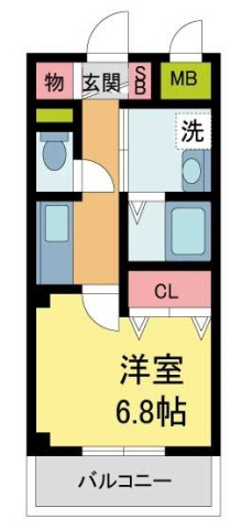 ヴィラ甲東園の間取り写真