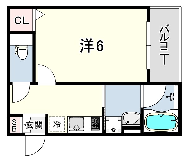 AXIS 明石の間取り写真