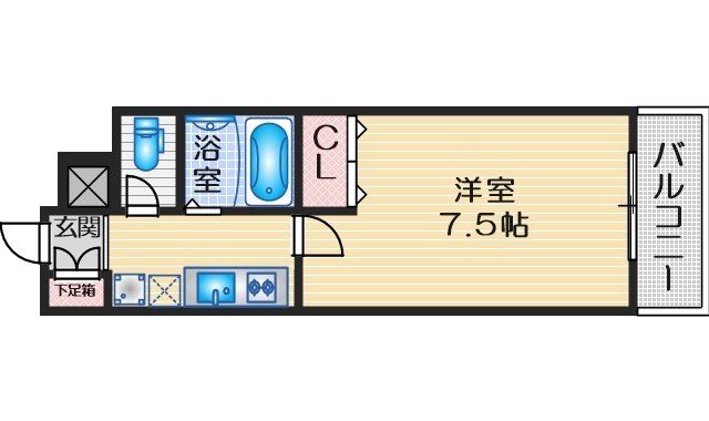 セレクト江坂の間取り写真