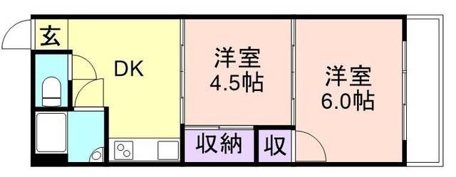 シャトーハイツの間取り写真