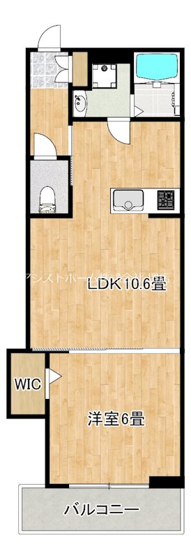 REGIES堺七道の間取り写真
