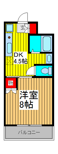 サンアジュールの間取り写真