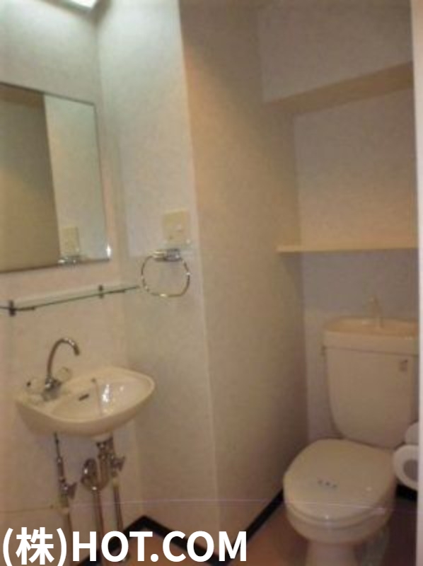 地下鉄空港線 赤坂駅 徒歩7分 11階建 築19年のトイレ写真